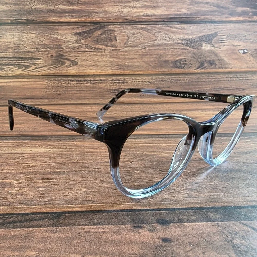 Warby Parker Virginia N 327 Eyeglasses Tortoise Blue‎ Gradient Cat Eye 48-18-140